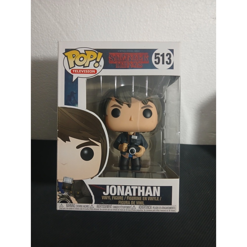 Funko Pop! Television Stranger Things Jonathan #513 Boxed Vinyl Figure